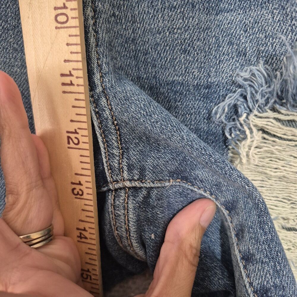 Judy Blue Jeans Women's Distressed Straight Fit Denim Ripped JB88446 MD 22W - Picture 5 of 8